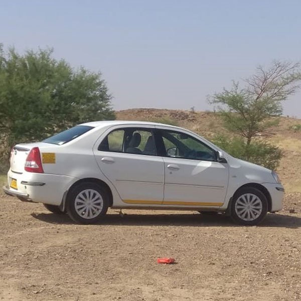 Toyota Etios car at Jodhpur in Rajasthan