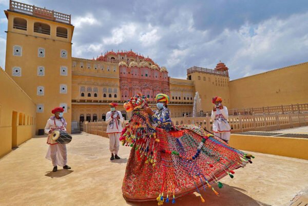 cultural festival in Rajasthan with dancers